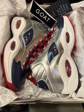 Reebok Question Mid "Iverson x Harden" Men's Size 11 New